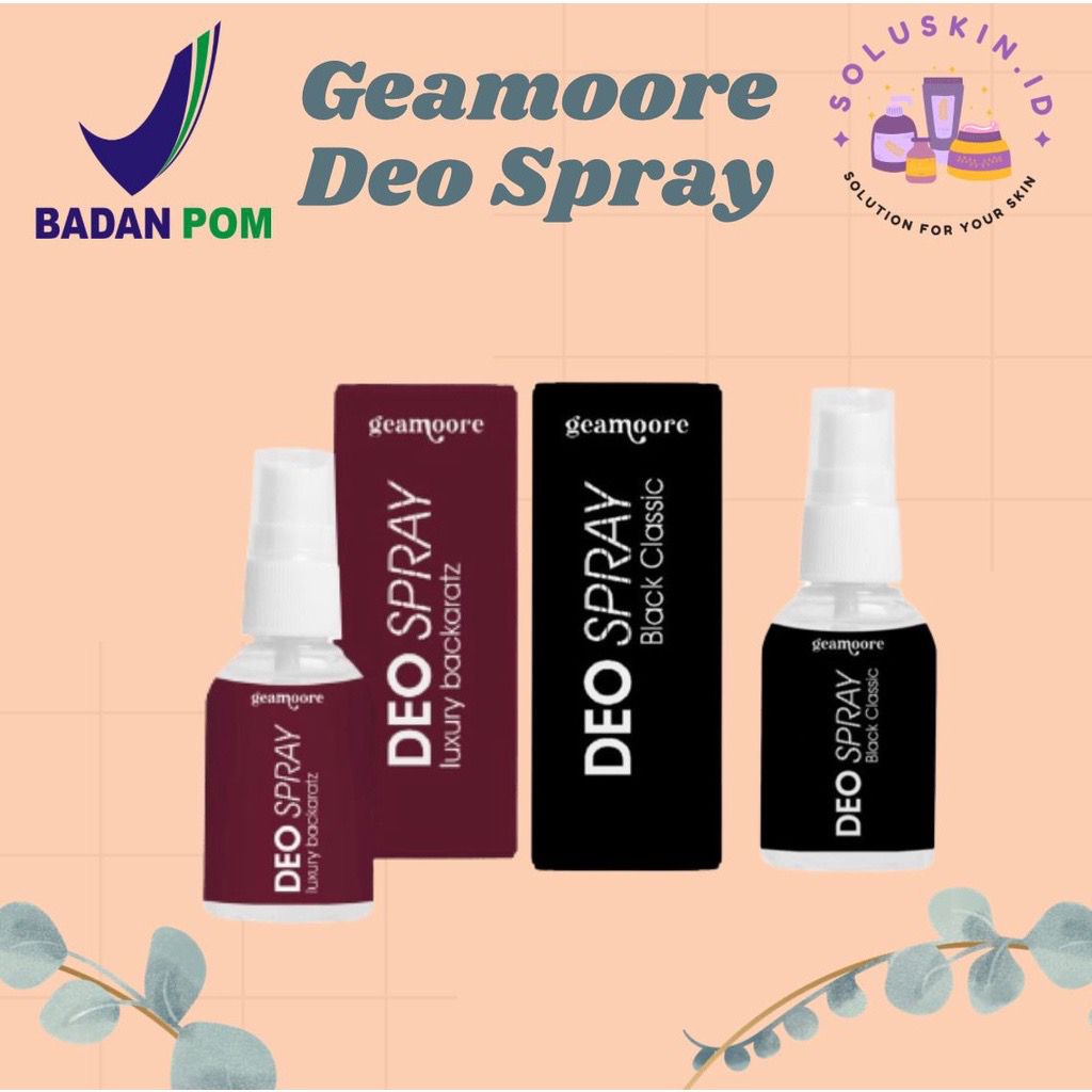 DEO SPRAY BLACK LUXURY CLASSIC GEAMOORE TERMURAH DEO SPRAY TERBERU WANGI ELEGAN DEO SPRAY TERLARIS V