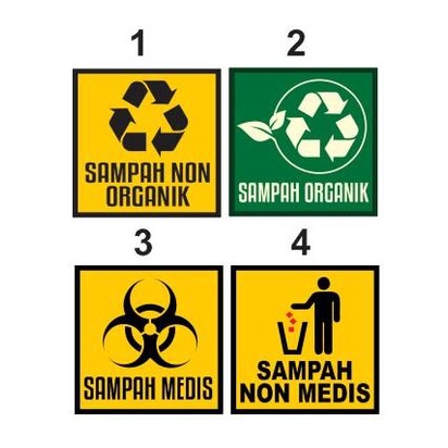 

stiker sampah medis zero57 Kualitas Baik
