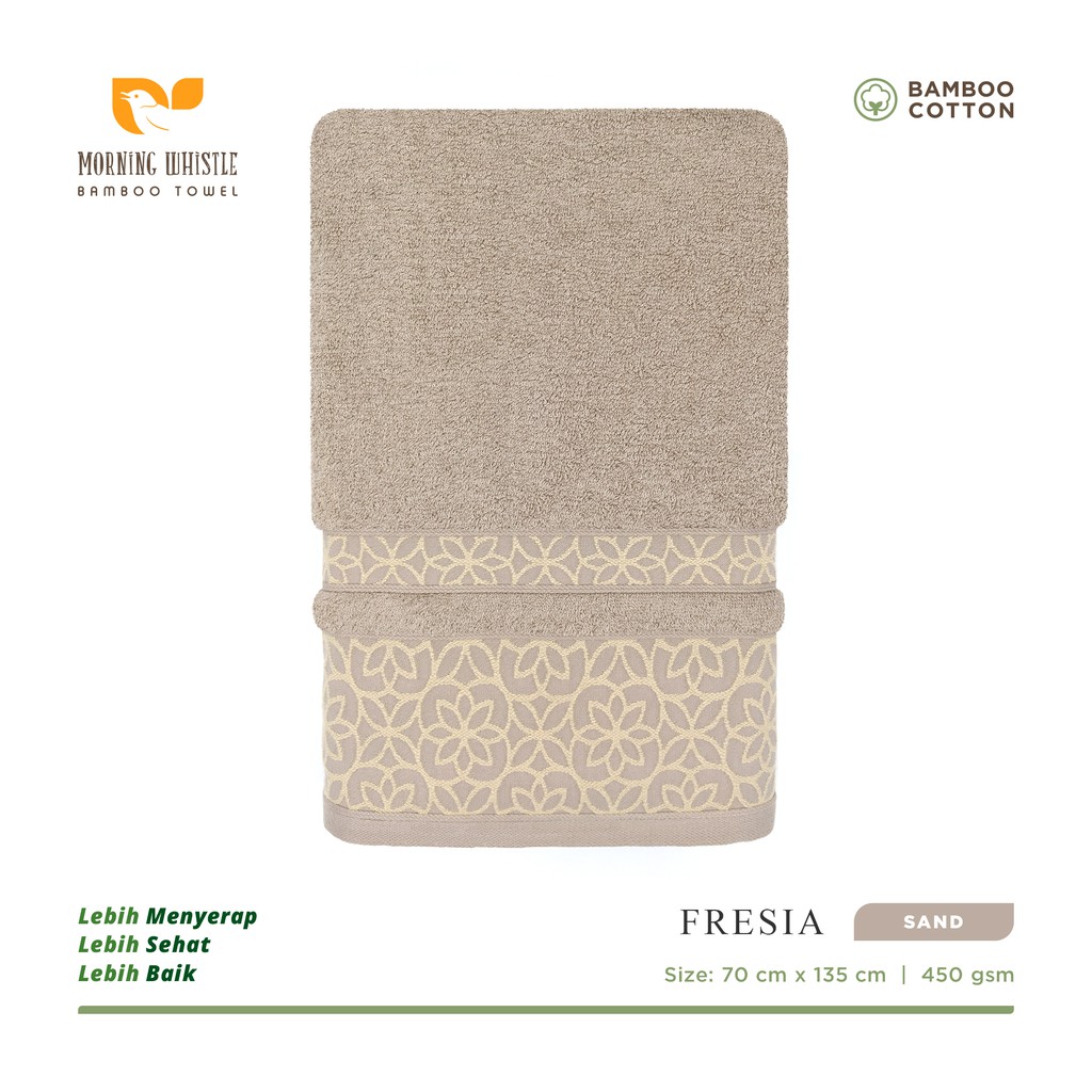 ORIGINAL | Terry Palmer Morning Whistle Bamboo Fresia Handuk Mandi Dewasa 70 x 135 cm