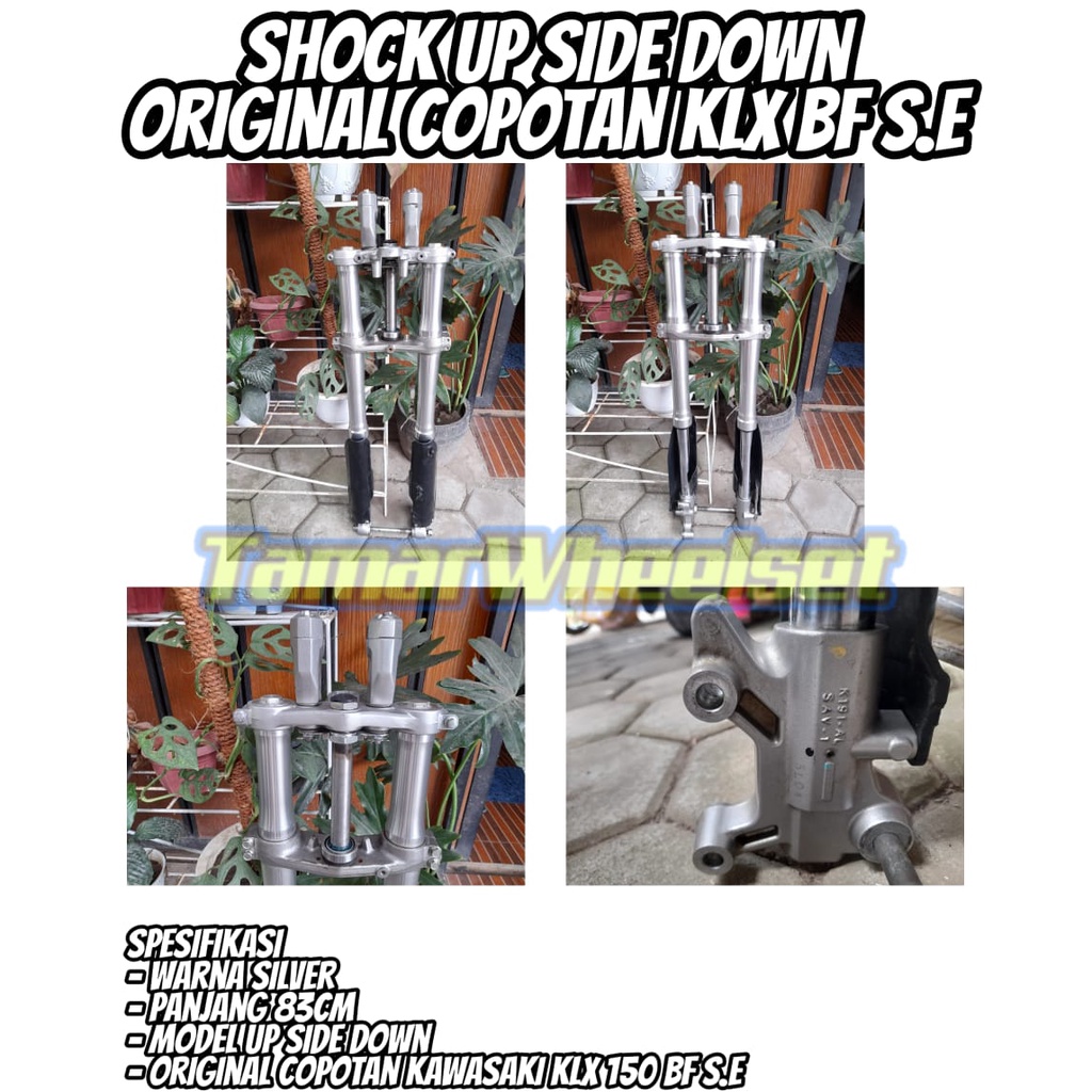 SHOCK DEPAN UP SIDE DOWN ORIGINAL KLX BF SE COPOTAN