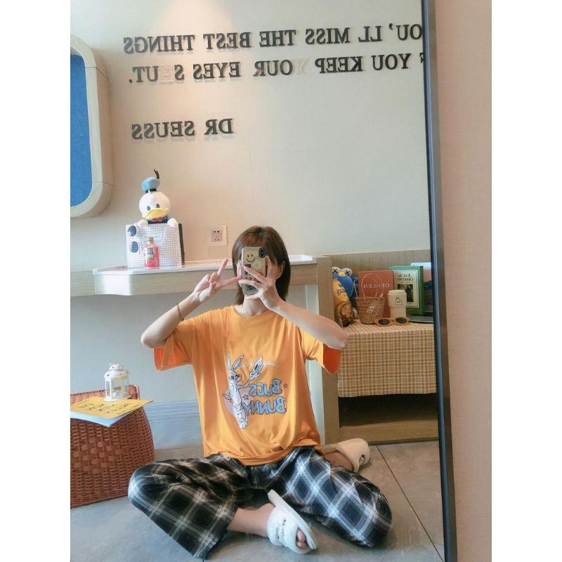 PIYAMA CP BUNNY MUSTARD IMPORT