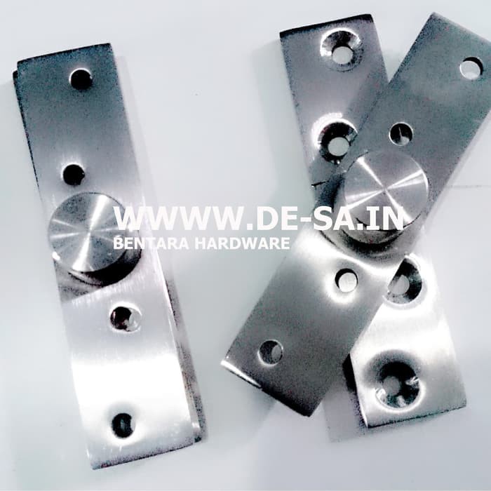 2 x Engsel Pivot Tengah 4&quot; / 100 MM - Jendela - Stainless Steel