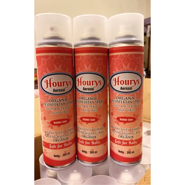 HOURYS AEROSOL DESINFECTANT bubble gum