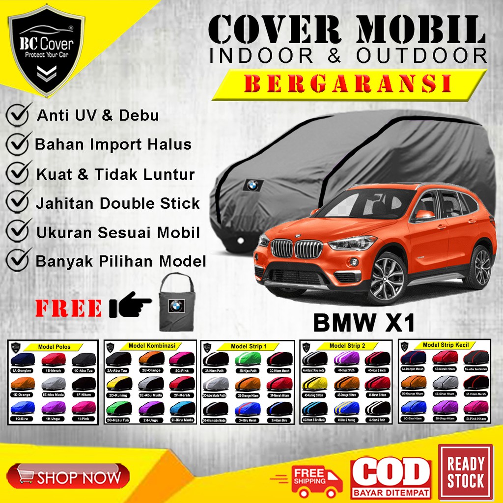 Body Cover Mobil BMW X1 / Sarung Mobil BMW X1 Selimut Mantel BMW X1 / Tutup Pelindung Jas Mantol Kerudung Penutup Sedan BMW X1 Outdoor