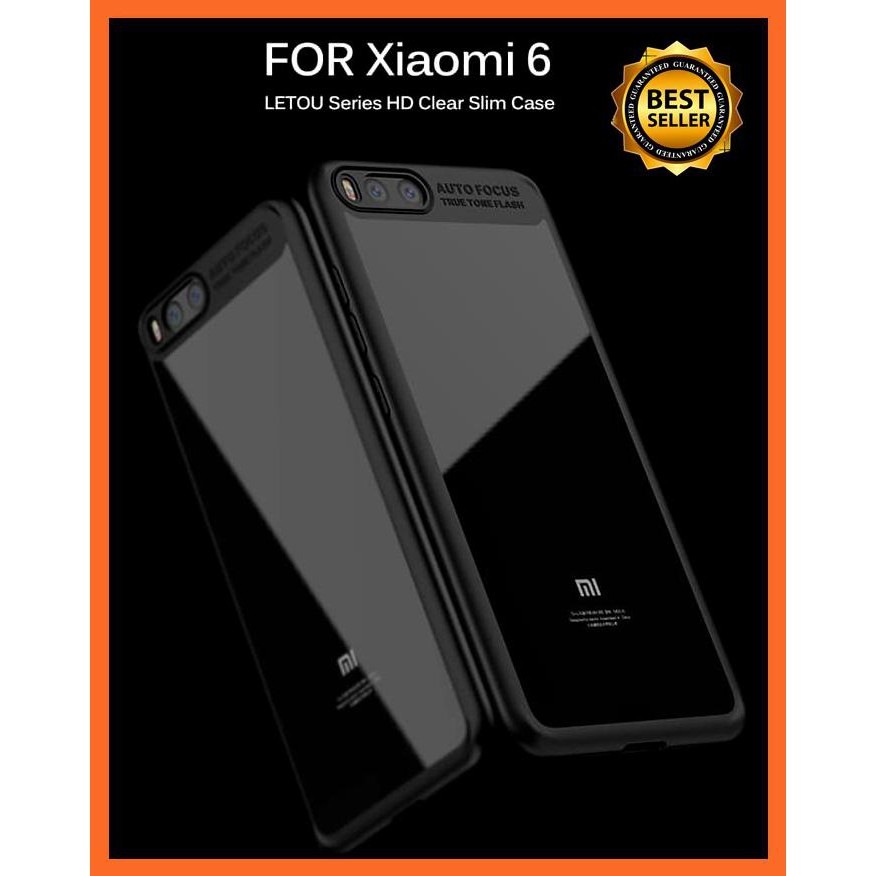 Ipaky Xiaomi Mi 6 Mi6 - Clear Acrylic Armor Slim Case