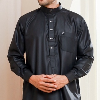 Gamis Pria Jubah Gamis Laki Laki seri Maheer Zain Gamis Modern Gaya Casual Remaja dan Dewasa-1