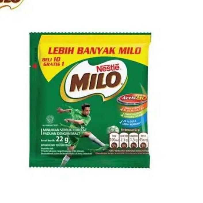 

[Lari⚡ ✫↔]Milo Susu Coklat 11x22gr