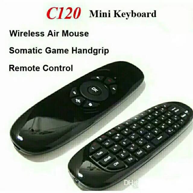Air Mouse Wireless Keyboard C120 2.4G Remote Control For Android TV