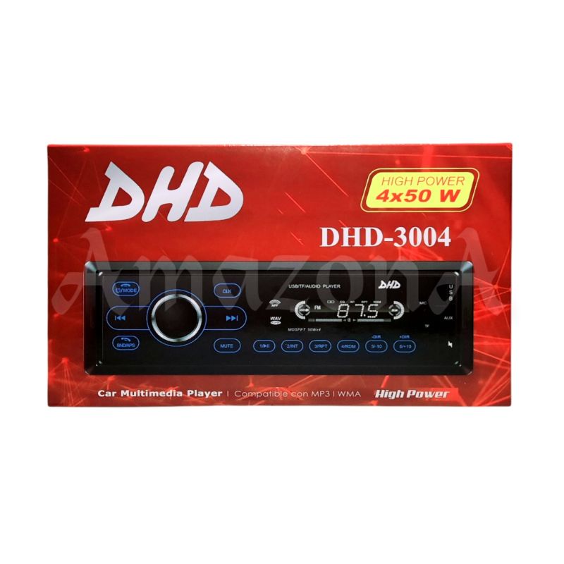 Head Unit Single Din Mp3 Bluetooth Tape Mobil DHD-3004 A/B