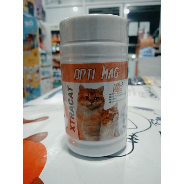 vitamin kucing opti mag XTRACAT 30gr vitamin kucing