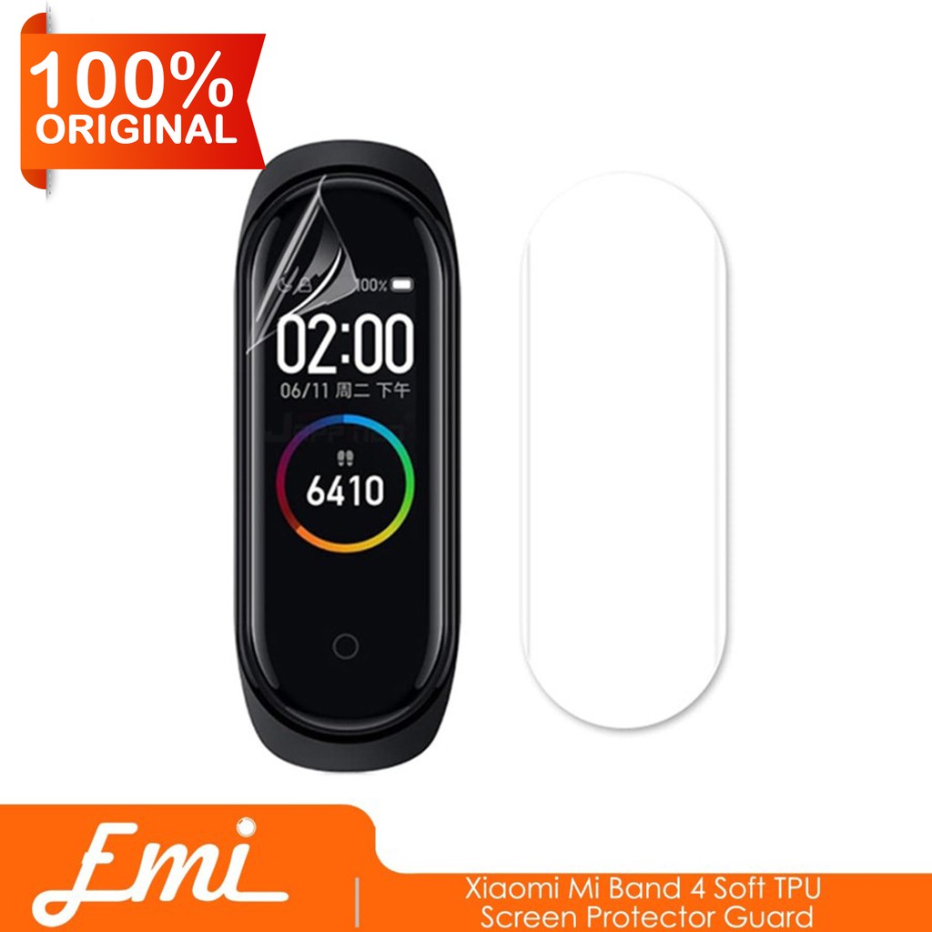 Mi Band 4 Soft TPU Screen Protector Guard By EMI