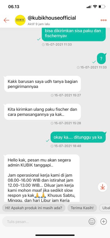 Kubik Nara Unit - Rak Dinding / Floating Shelf Minimalis / Ambal Dinding 40cm