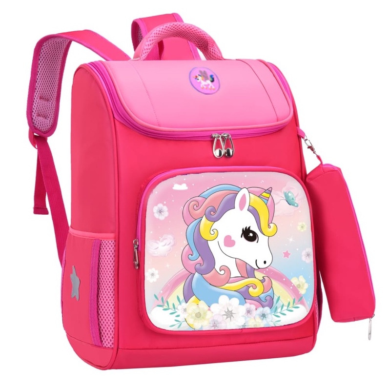 Tas Sekolah Anak Perempuan Ransel Import Anak Cewek- Kids Backpack School Import Good Quality