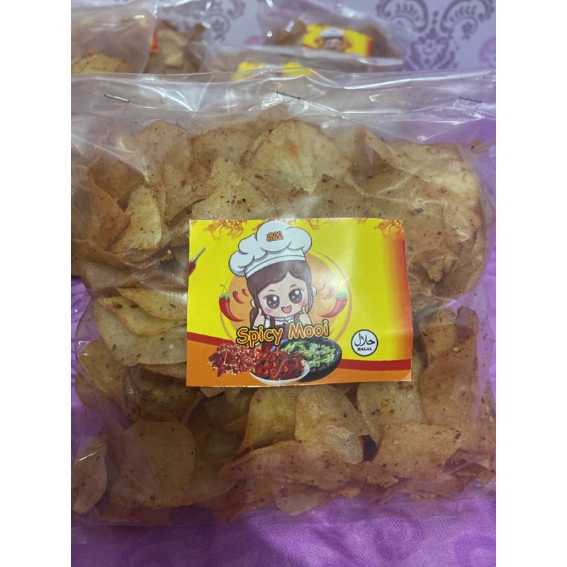 

keripik singkong pedas (SPICYMOOI)
