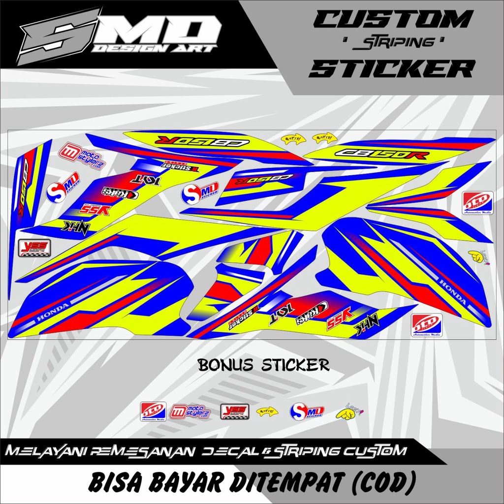 POLET STIKER MOTOR HONDA CB 150R G3