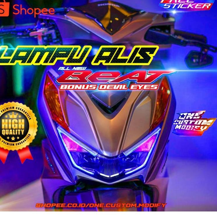 SLA.11Au22ᵀ | LAMPU ALIS DRL BONUS LED DEVIL EYES ALL NEW BEAT & BEAT STREET 2020 2021 2022 LAMPU LE