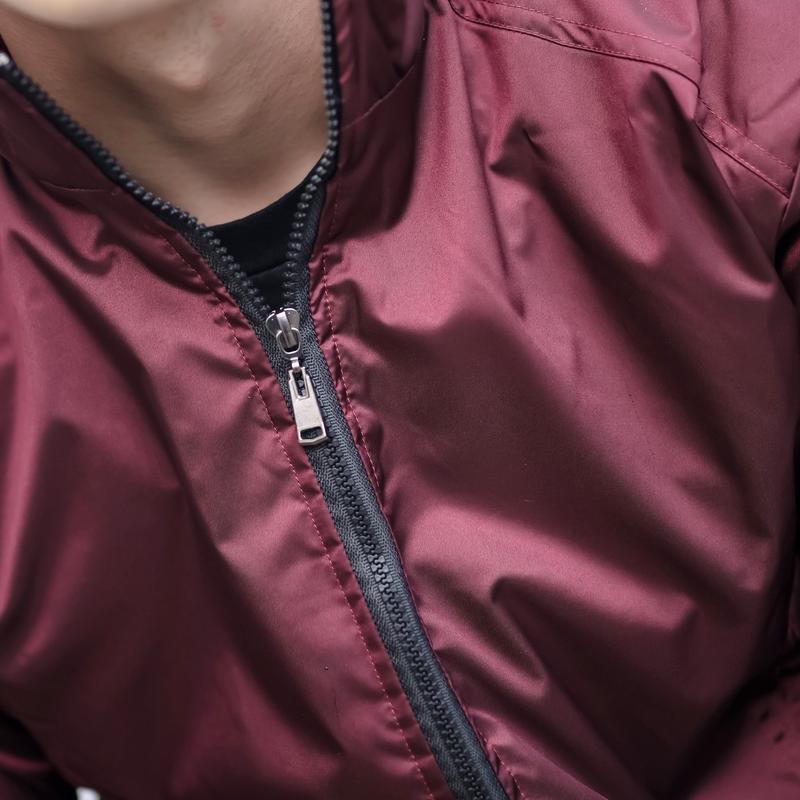 ♛ Libra Jaket Mayer Polos Pria Waterproof ☺