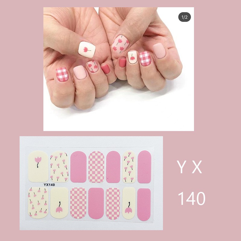 KODE YX BAG 101 - 141 STIKER KUKU NAIL STICKER KARAKTER FREE KIKIR KUKU MINI