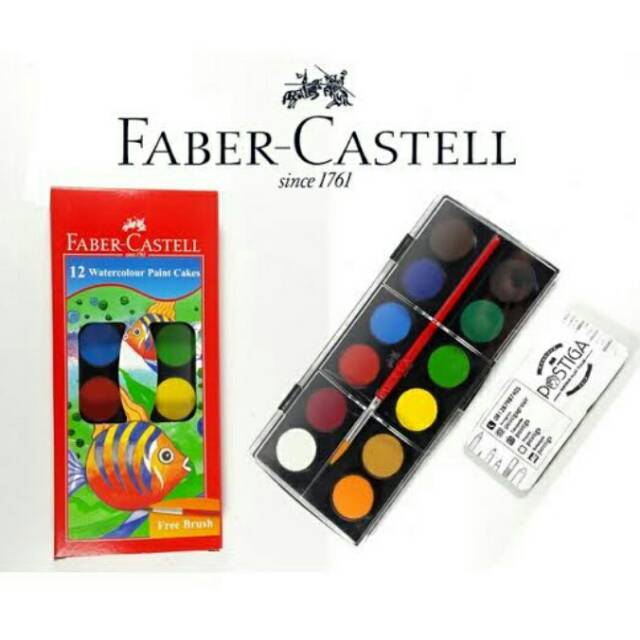 

Faber Castell Watercolour Paint Cakes