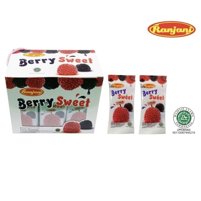 

Permen Kenyal Ranjani Berry Sweet (1 pack isi 30 pcs)