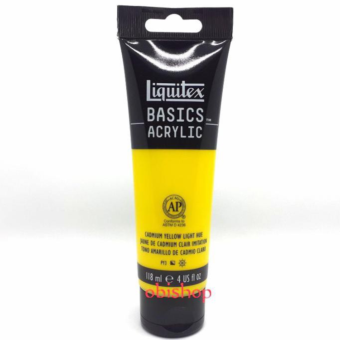 

TERBARU CAT AKRILIK LIQUITEX BASICS ACRYLIC 118 ML CADMIUM YELLOW LIGHT HUE PERALATAN MELUKIS ART