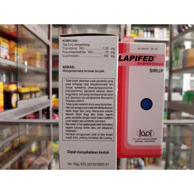 LAPIFED EKSPEKTORAN SIRUP 60 ml - ED 03/2025