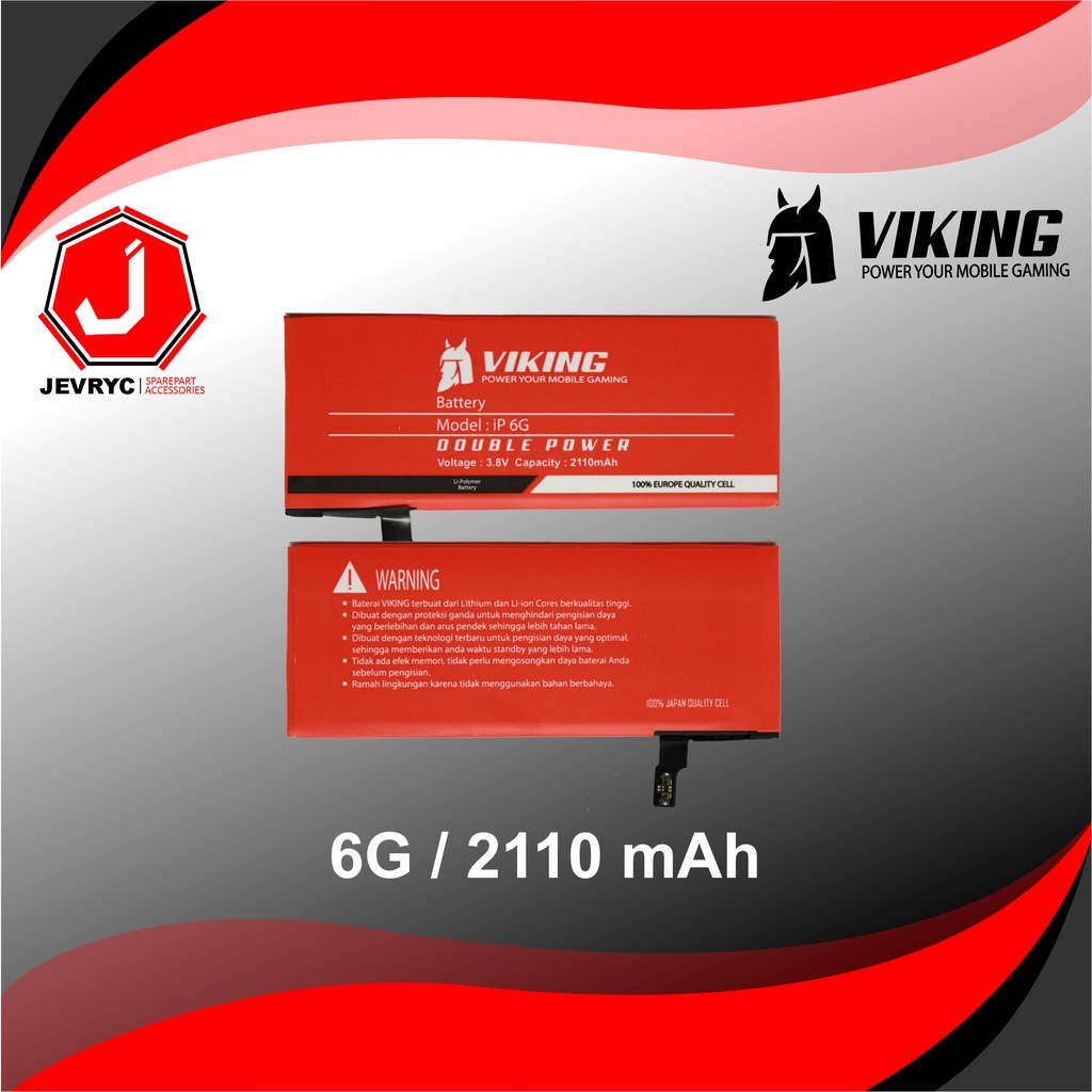 VIKING Baterai Iphone 6 - 6G