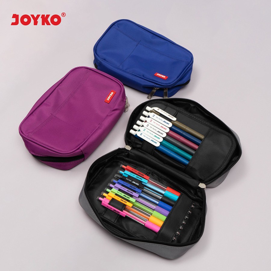 Pencil Case Kotak Tempat Pensil Kain Joyko PC-5008