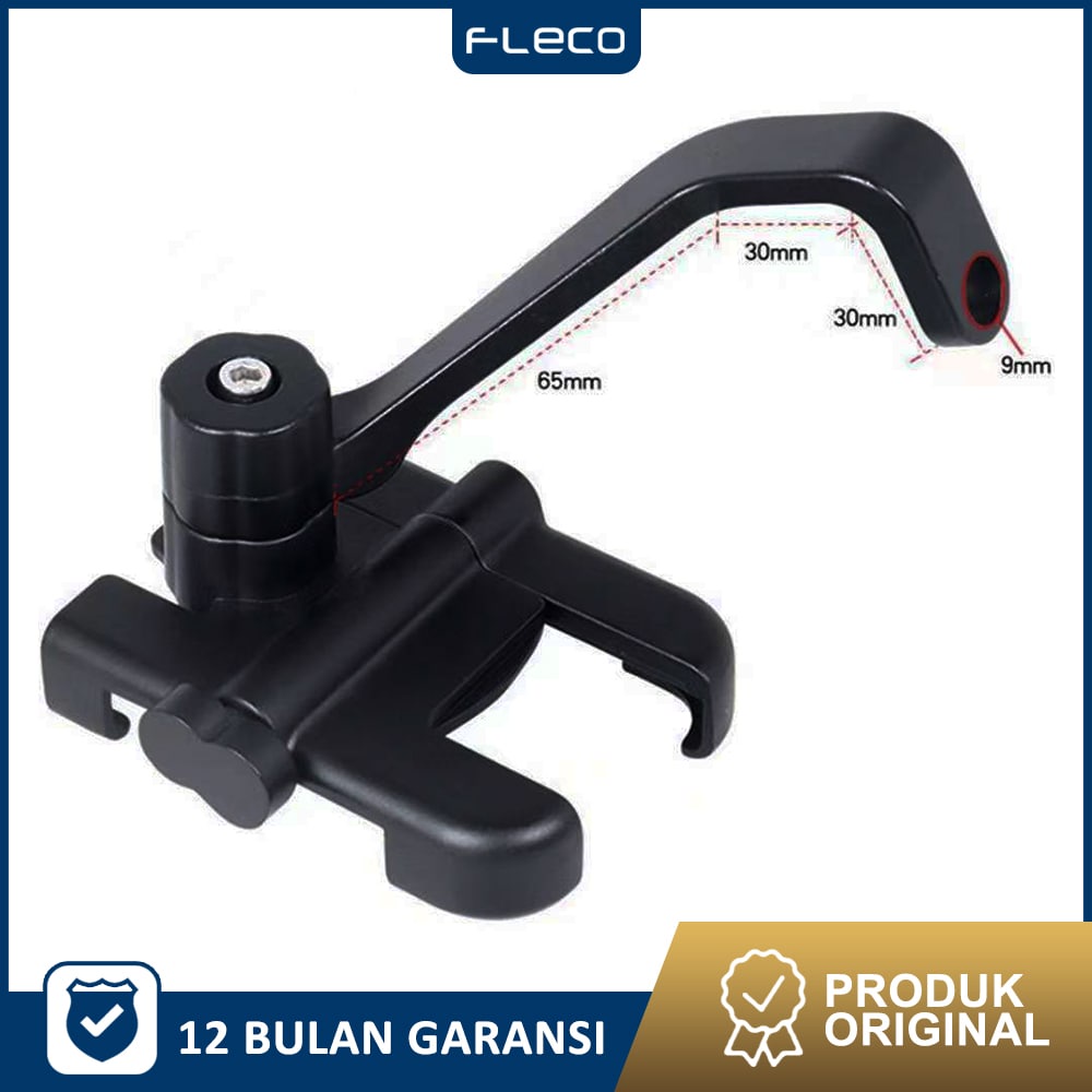 Holder HP Motor Spion Bahan Besi / Full Metal Body C-2 Motorcycle Holder FLECO