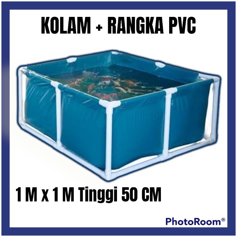 Crystalcove12 Kolam Rangka Pipa Pvc / Terpal Kolam / Kolam Terpal / Kolam Kotak / Kolam Anak / Kolam