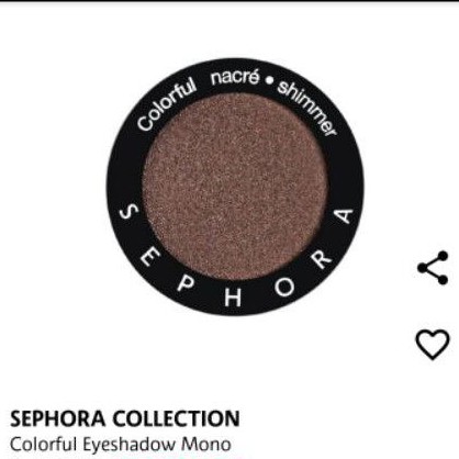 Sephora Colourful Mono Eyeshadow