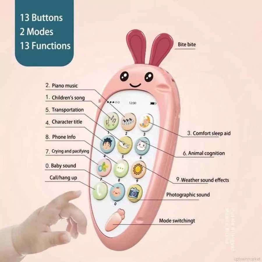 MWN Mainan Edukasi Bayi Mobile Phone Rabbit No.139