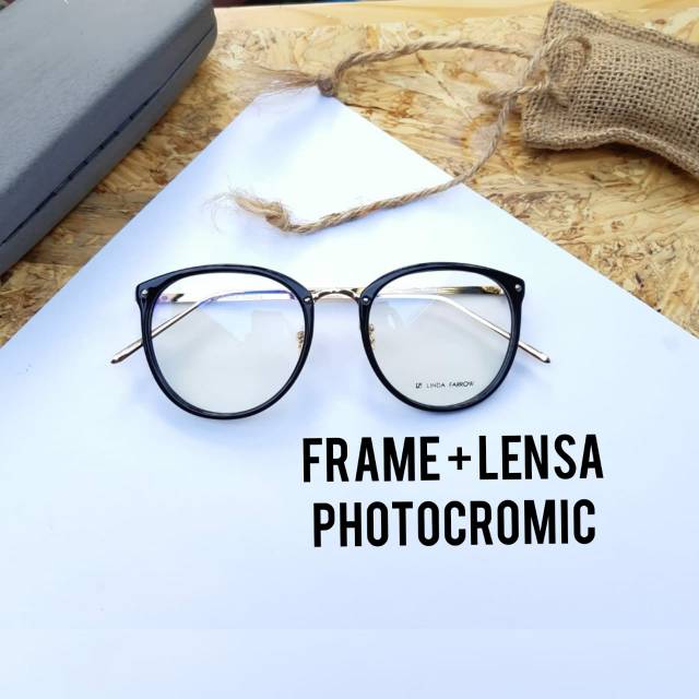 PAKET FRAME + LENSA PHOTOCROMIC | KACAMATA MINUS | KACAMATA ANTI RADIASI | 221