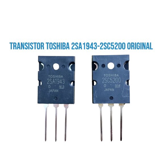 Transistor TR TOSHIBA 2SC5200  2SA1943 ORIGINAL  1 Set