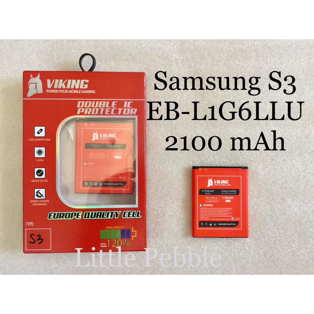 Baterai Viking 2100mAh Samsung Galaxy S3 i9300 Double POwer Battery