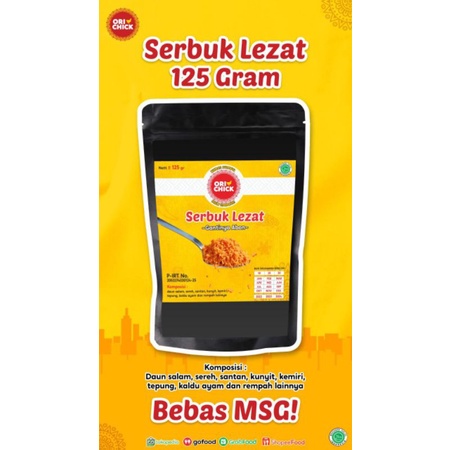 

Serbuk Lezat Orichick (Kremes Gantinya Abon)