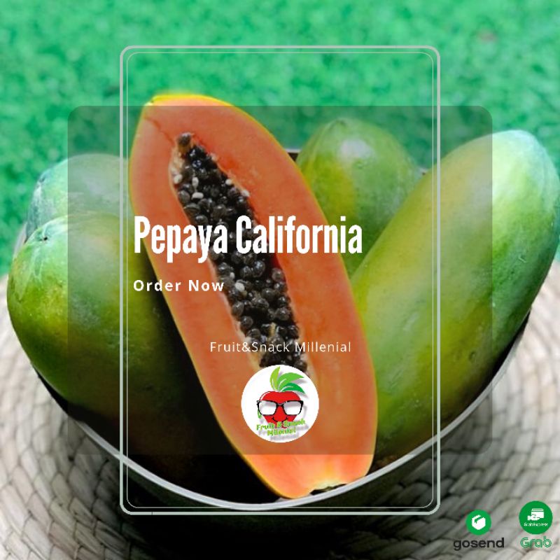 

Pepaya California 1pcs Bobot (1-1,5kg)
