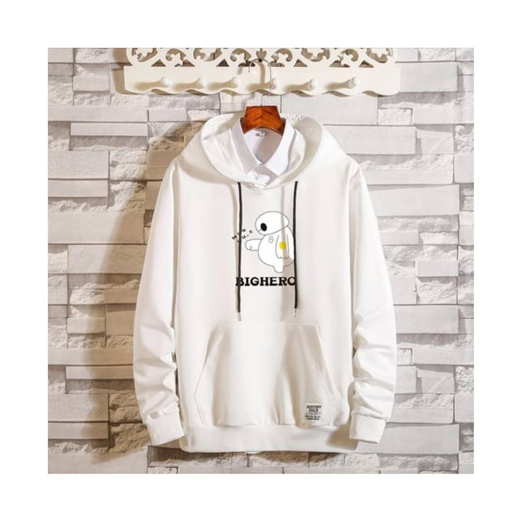 BIG HERO HOODIE TEBAL UNISEX - ATASAN JUMPER TERLARIS