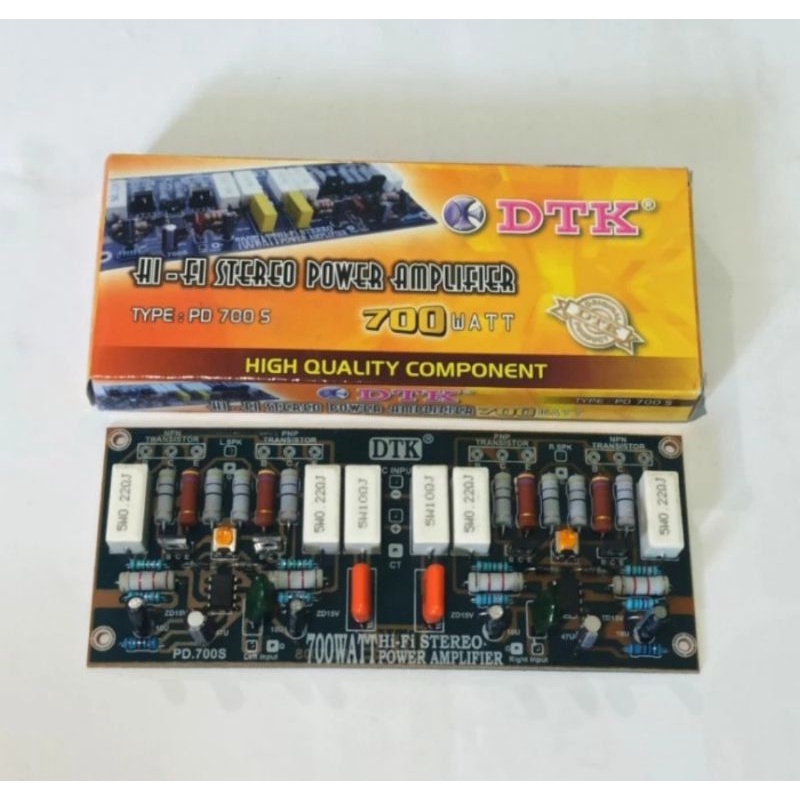 Kit HI-FI Power Amplifier 700W Stereo DTK PD 700 S