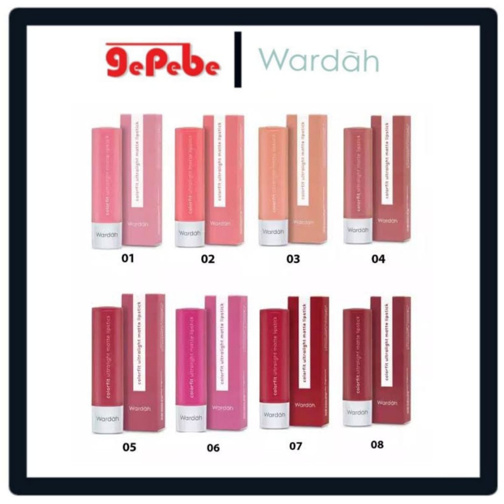 Wardah Colorfit Ultralight Matte Lipstick 3.6gr