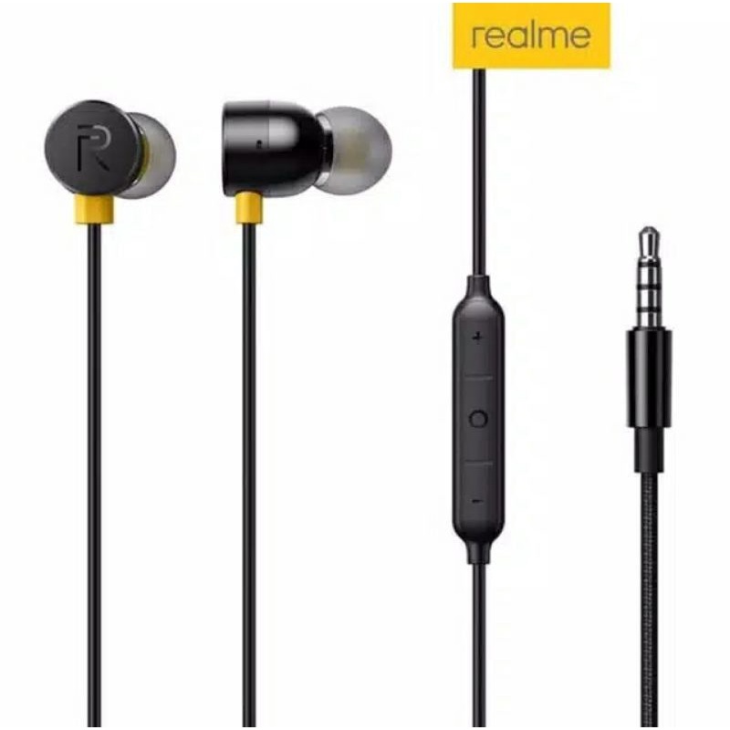 Headset REALME R20 Earphone Realme Buds Jack 3.5mm For All Smartphone