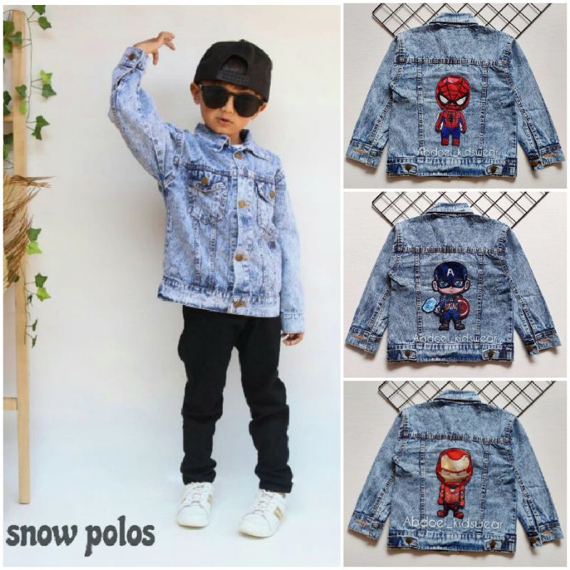 JAKET JEANS NYALA ANAK LAKI-LAKI