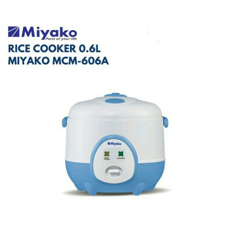 magic com miyako mcm 606A magic com 3in1 rice cooker miyako mcm606A 0,6liter garansi resmi miyako penanak nasi 3in1 rice cooker 3in1