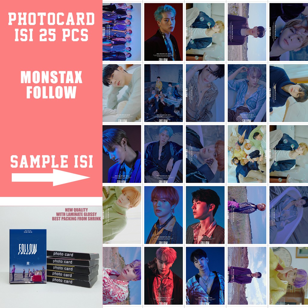 Photocard monstax 1pack isi 25pcs