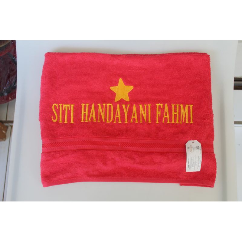FREE BORDIR NAMA Handuk Kecil Olahraga Handuk Keringat Handuk Leher Handuk Jogging