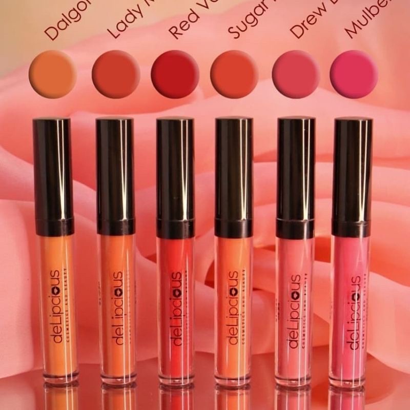 BISA COD - Lip Cream Matte Delipcious