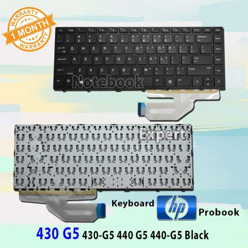 KEYBOARD HP PROBOOK 430-G5 440-G5 445-G5 NO BACKLIGHT