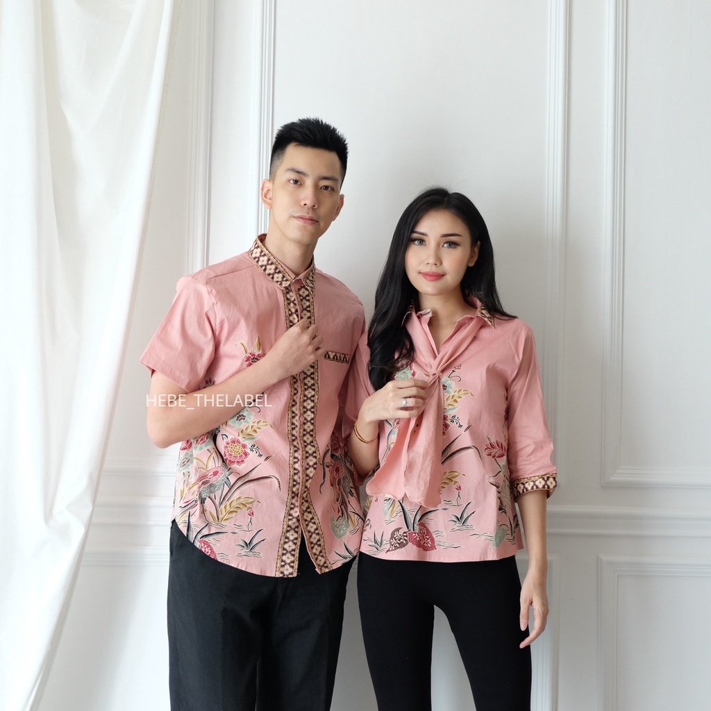 Eleena Batik (Evailable Couple Pria Wanita) - Men Short-Indri-Mila-Aruna-Amia-Jenna