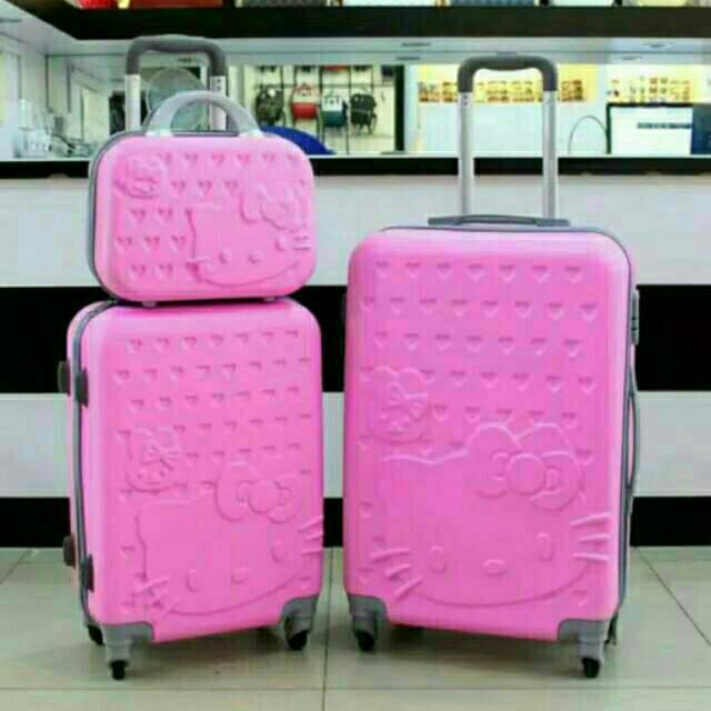 KOPER TRAVEL SET 3 IN 1 HELLO KITTY PINK