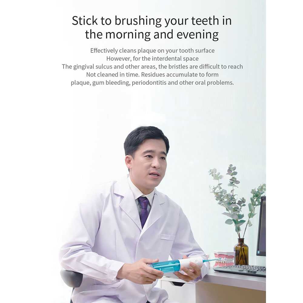 (BISA COD) RVOSTR SOOCAS Semprotan Pembersih Sela Gigi Teeth Scaling Dental Device - W3